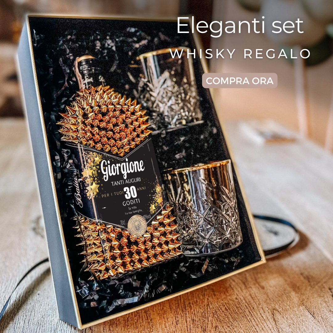 eleganti set whisky regalo
